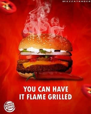 King Burger Poster