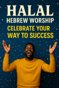 Halal Hebrew worship: celebrate your way to success.